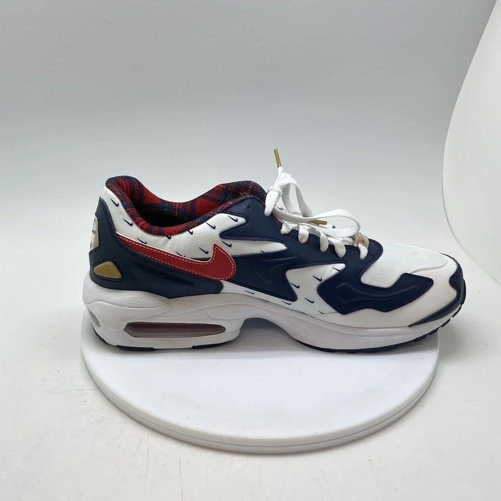 Nike Sneakers Mens 10.5 Air Max 2 Light USA CK0848-100 White Athletic Shoes